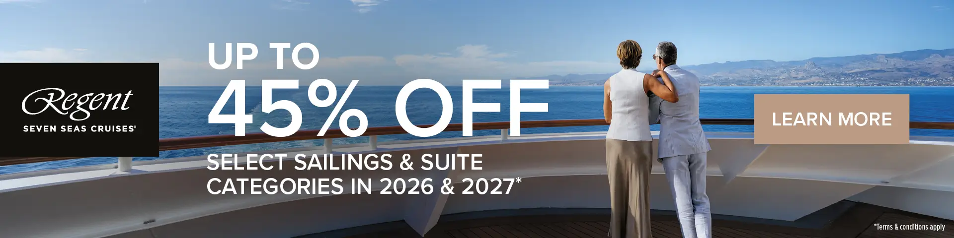 Regent Up to 45% Savings T&C's